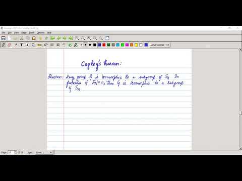 1.5A Cayley's Theorem - Group Theory