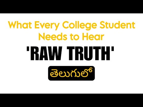 What Every College Student Needs to Hear (Raw Truth)