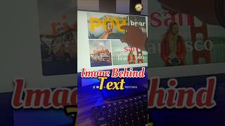 AI Trick: How to Write Text Behind Image | Photoshop & AI Editing Tips | PC Tricks