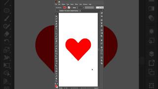 Create Heart Shape under 60 sec - Illustrator Tutorial❤️#shorts