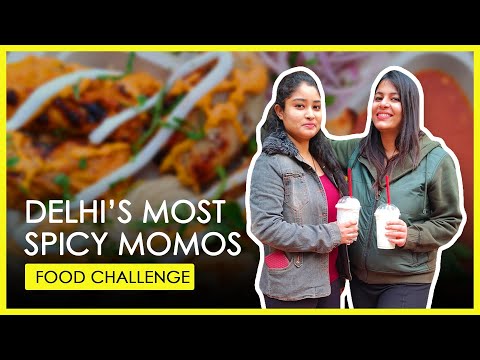 Trying the most Spicy Momos of Delhi  - Angry Momos Challenge in Moroca, Rohini