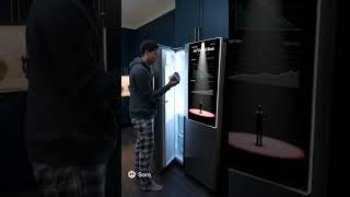 Smart Fridge Judges My Snacks 😳 #SmartHome #FunnyVideos #Relatable #TechFail #Shorts #viral #tiktok