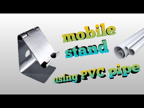 how to make mobile stand using PVC pipe | can you make a mobile stand with PVC pipe??? | DIY