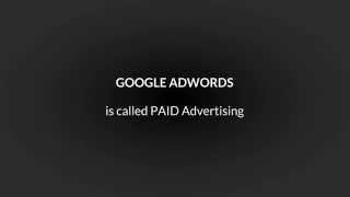 Google Adwords Development | Online Web Creators