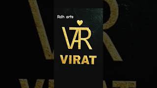 Virat name brand logo😎😍 #logomark