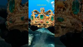 A Royal Crown Discovered Underwater — Pure Treasure#shorts#LuxuryDiscovery #RoyalTreasure