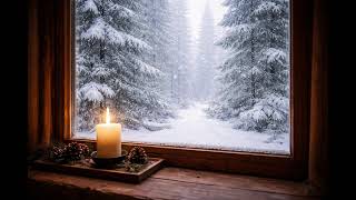 10 Hours Snowfall Ambience ❄️ | Deep Study Background