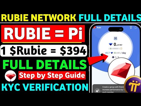 New  Mining Network | Rubi Network KYC Verification | Rubi Network Update | Rubi Withdrawal