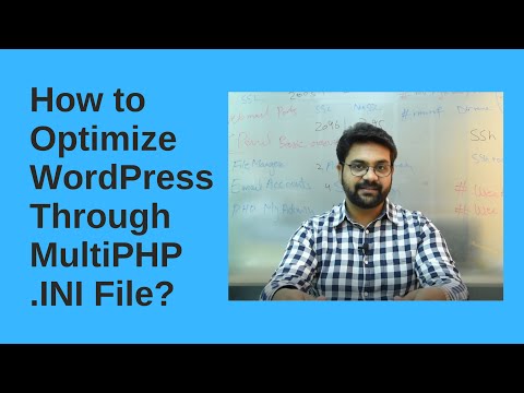 How to optimize WordPress through MultiPHP .INI File?