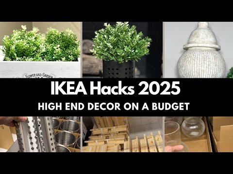 *NEW for 2025* TRENDY IKEA HACKS - Amazing High End Decor on a Budget