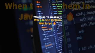 What Are WeakMap and WeakSet? JavaScript Memory Tips You Need! 💡 #coding #javascriptdev