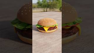 3D modeling a Burger 🍔 what should I model next? #blender #blender3d #3dart #3dmodel #graphicdesign