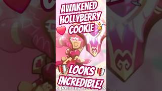 AWAKENED HOLLYBERRY COOKIE HAS BEEN REVEALED! #Shorts #CookieRun #CookieRunKingdom #CRK #Update