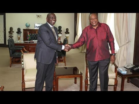 Breaking news:Uhuru and Ruto in state house for a meeting