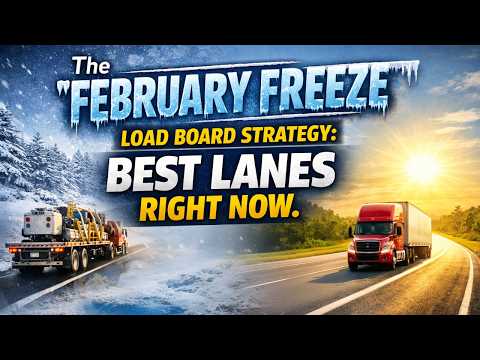The 'February Freeze' Load Board Strategy: Best Lanes Right Now