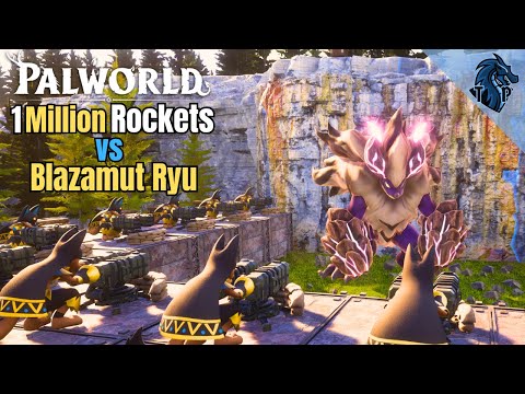 I Launched 1 Million Rockets at Blazamut Ryu in Palworld - Here's What Happened!