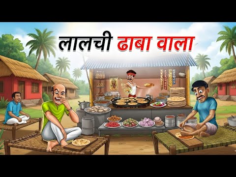 लालची ढाबा वाला | Lalchi Dhaba Wala | Hindi Moral Story | Hindi Kahaniyan | Fintok Toon