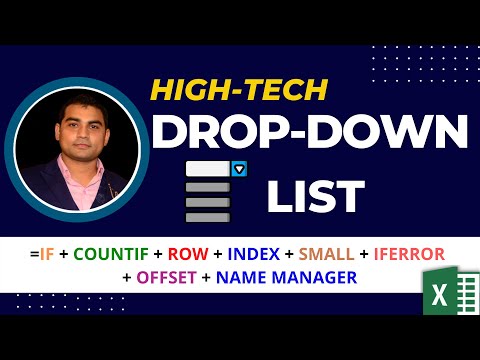 How to create Advanced drop-down list | Drop Down List in Excel | Advanced Data Validation in Excel