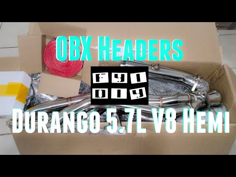 Next Up - OBX Racing Long Tube Headers for 5.7L V8 Hemi Durango