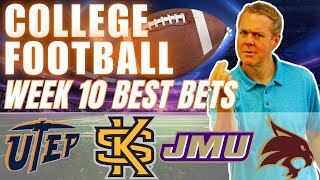 Best Tuesday College Football Picks Week 10 | UTEP vs Kennesaw State | James Madison vs Texas State