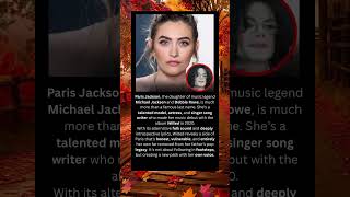 Paris Jackson: Finding Her Own Voice #ParisJackso#album #musicwithsoul #jackson#michaeljackson