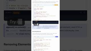 Python List Methods - append, sort, remove, pop & More — in 30 seconds #Tech #Learn #Tools