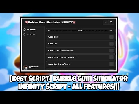 [OP Direct Script] Bubble Gum Simulator INFINITY Script - Auto Farm, Auto Hatch, & All Features!!!