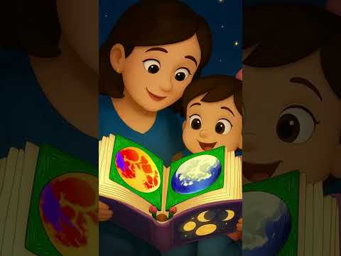 Why Does the Moon Change Shapes?🌙 #shorts #kids #learning #preschool  #english @LearningLarks