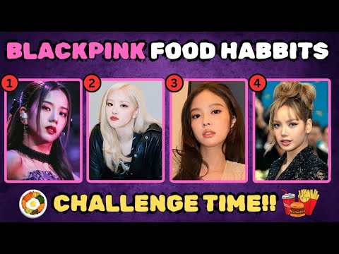 BLACKPINK Food Habits Quiz 🍜🍕 | How Well Do You Know Their Tastes?