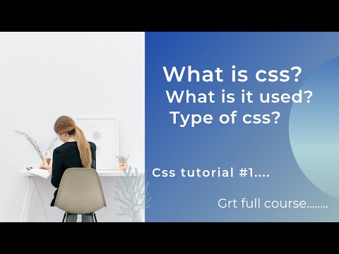 what is css | what is css in html | css tutorial #1
