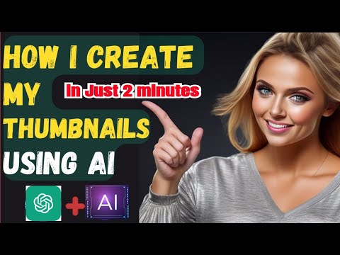 How to make thumbnail using AI | thumbnail using Chatgpt| Urdu/Hindi