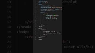 Folding in CSS | #shorts #subscribe #css
