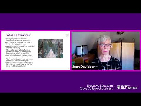 Treasures and Trash of Transition with Jean Davidson