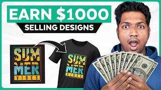 How to Earn Monthly by Selling Designs Online | Earn Passive Income