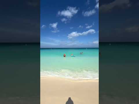 Tropical  sunsets don’t play! #tropicalparadise #vacationjokes #arubatravel #arubavacation #beach