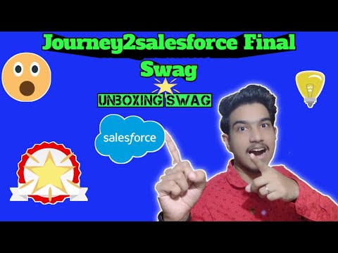 #Journey2SalesforceSwag || Unboxing Journey2Salesforce Swag || Final Journey2Salesforce Swag 2