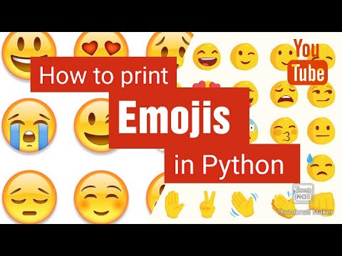How to Print Emoji's in Python  (Part 1)