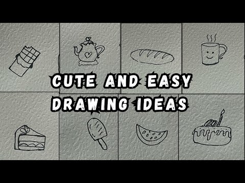 Cute and Easy Drawings for Beginners | Aesthetic Drawing Ideas | Kids Drawing | Small Sketches