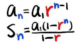 geometric sequence and series (introduction, proof & example)