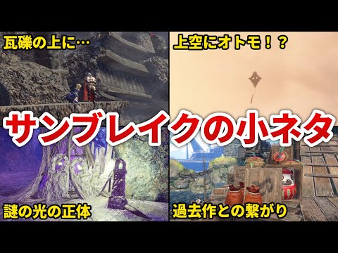 【サンブレイク】拠点やフィールドに隠された小ネタ20選【モンハン】