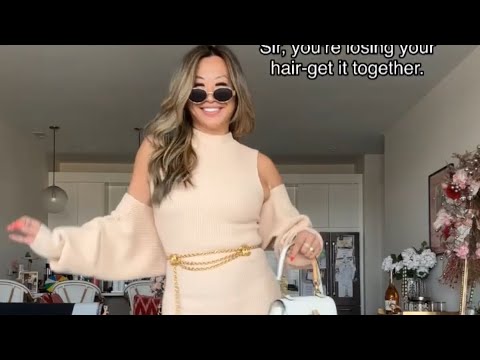 The best Amazon dress and sweater set! #amazonstyle #datinghumor