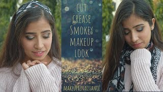 Smokey Cut Crease Eye Makeup Look | Easy Cut Crease | Makeuprenaissance