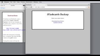 Flashcards - download a cardset to your computer
