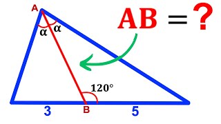 Can you find the AB length? | (Trigonometry) | #math #maths | #geometry