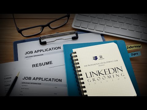 LinkedIn Grooming Session | The Professional Development Club | University of Ottawa.