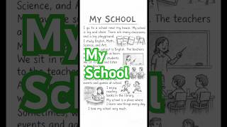 Easy English Story: My school #easyenglish #readingforkids #learnenglish #englishmerl