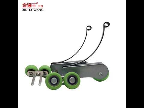 JBC Hardware Factory Furniture Hardware Accessories Nylon Pulley Sliding Wardrobe Door Roller