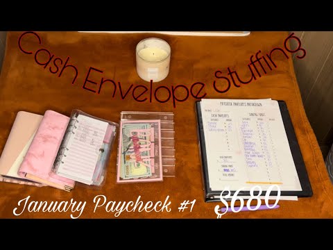 First Cash Stuffing Of 2023| January #1 Paycheck| #cashenvelopes #cashenvelopestuffing