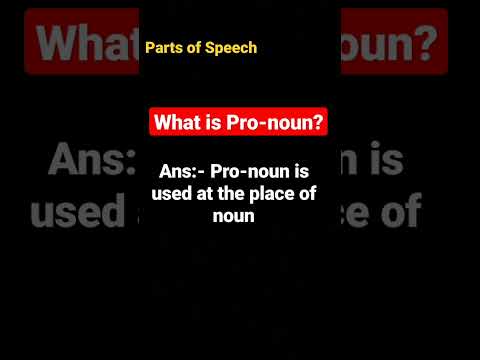 #pronoun#partsofspeech#englishgrammar#basicenglishgrammar#grammar_rules#grammarcourse#shorts#viral