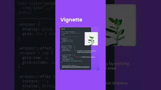 A simple vignette effect using box shadow in CSS